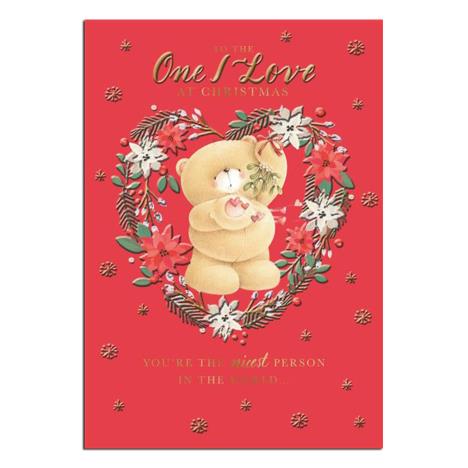 To The One I Love Forever Friends Christmas Card